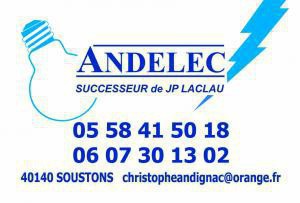 ANDELEC ELECTRICIEN SOUSTONS HOSSEGOR, Electricien dans les Landes